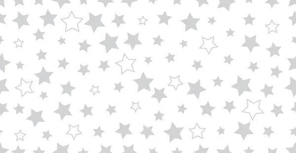 Срібна зірка безшовний векторний фон. Абстрактний геометричний візерунок для веб-бізнесу та графічного дизайну . — стоковий вектор