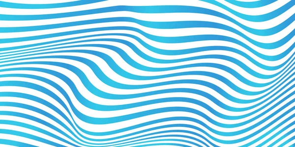 Abstract lines. 3d graphic liquid effect. Stripe vector background. Blue ribbons on white backdrop. — 스톡 벡터