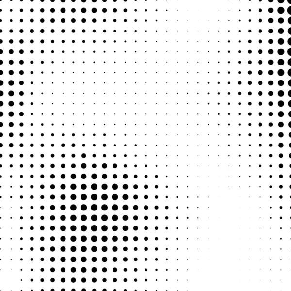 Fondo vectorial abstracto de medio tono en blanco y negro. Efecto grunge patrón punteado. Gráfico vectorial para diseños de negocios web . — Vector de stock