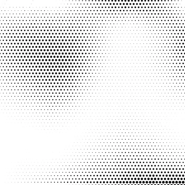 Fondo vectorial abstracto de medio tono en blanco y negro. Efecto grunge patrón punteado. Gráfico vectorial para diseños de negocios web . — Archivo Imágenes Vectoriales