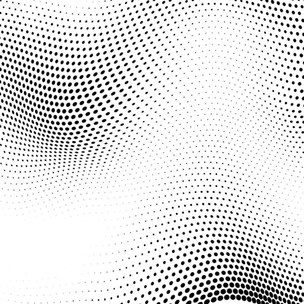 Fondo vectorial abstracto de medio tono en blanco y negro. Efecto grunge patrón punteado. Gráfico vectorial para diseños de negocios web . — Vector de stock