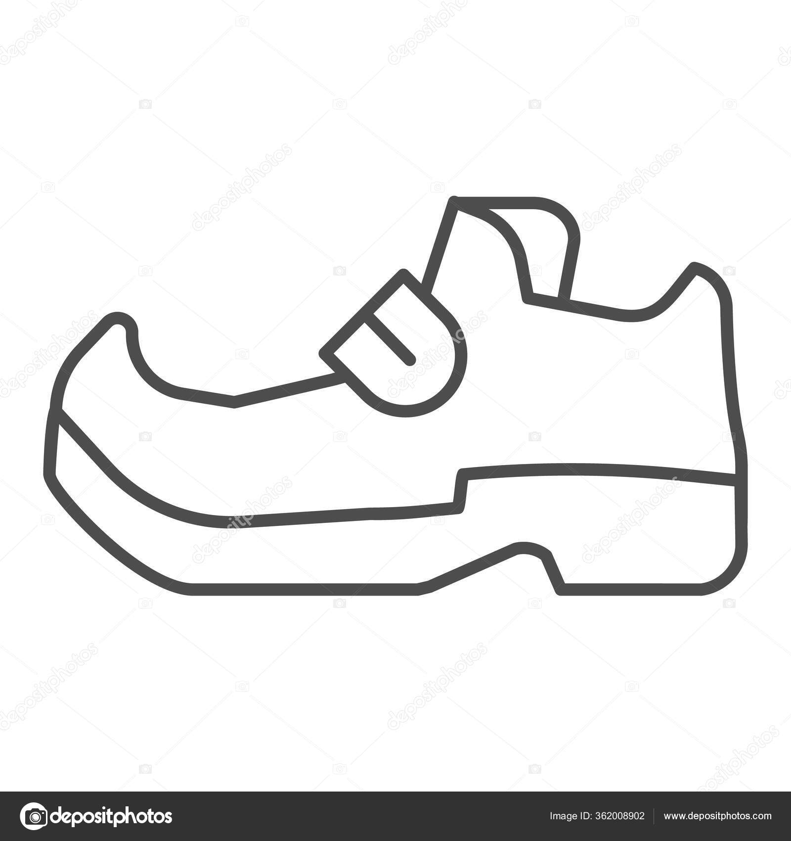 Leprechaun boots thin line icon. Shoes with tapered socks symbol, outline  style pictogram on white background. Saint Patrick day signs for mobile  concept and web design. Vector graphics. Stock Vector by ©sabustock