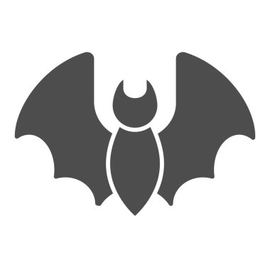 Covid-19 sopa katı ikonu. Coronavirus enfeksiyonu beyaz arka planda sembol şeklinde piktogram yaydı. Seyyar konsept ve web tasarımı için bulaşıcı küçük vahşi hayvan işareti. Vektör grafikleri.