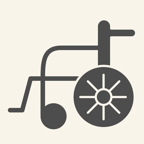 Etkisiz hale getirilmiş taşıma simgesi. Beyaz arka planda hastane tekerlekli sandalye kabartması. Mobil konsept ve web tasarımı için tıbbi ulaşım. Vektör grafikleri. — Stok Vektör