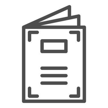 Not defteri satır simgesi. Not defteri vektör illüstrasyonu beyaza izole edildi. Pad tasarımı, web ve uygulama için tasarlandı. Eps 10.