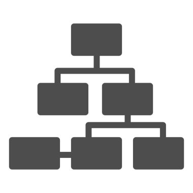 Ağ katı simgesi. İnternet bağlantısı vektör illüstrasyonu beyazda izole edildi. Yapı kabartma tasarımı, web ve uygulama için tasarlandı. Eps 10.