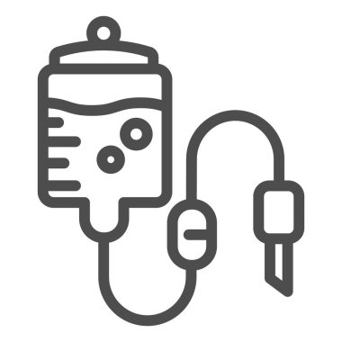 Kan nakli çizgisi simgesi. Kan damlatan vektör çizimi beyaza izole edildi. Kanlı tasarım tasarımı web ve uygulama için tasarlandı. Eps 10.