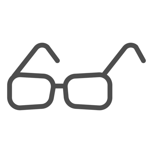 Icono de línea de gafas de sol. Ilustración vectorial de gafas aisladas en blanco. Diseño de estilo de contorno de accesorios, diseñado para web y aplicación. Eps 10 . — Archivo Imágenes Vectoriales