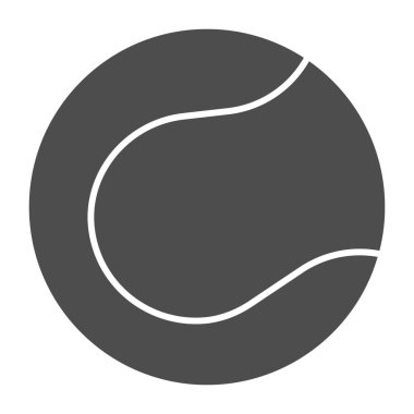 Beyzbol topu gibi sağlam bir ikon. Oyun topu çizimi beyaza izole edildi. Spor topu kabartma tasarımı, web ve uygulama için tasarlanmış. Eps 10.