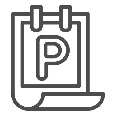 Duvar posteri simgesi. Olay poster illüstrasyonu beyaza izole edildi. Web ve uygulama için tasarlanmış basılı poster tasarımı. Eps 10.