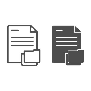 Dizin satırı ve sembol içeren belge. Dizin vektör illüstrasyonundaki kağıtlar beyaza izole edildi. Web ve uygulama için tasarlanmış tasarım tasarımı listesi. Eps 10.