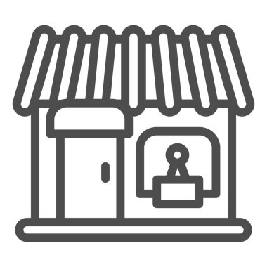 Satır simgesini sakla. Gösterge vektör illüstrasyonu beyazda izole edildi. Dükkan tasarımı, web ve uygulama için tasarlanmış. Eps 10.