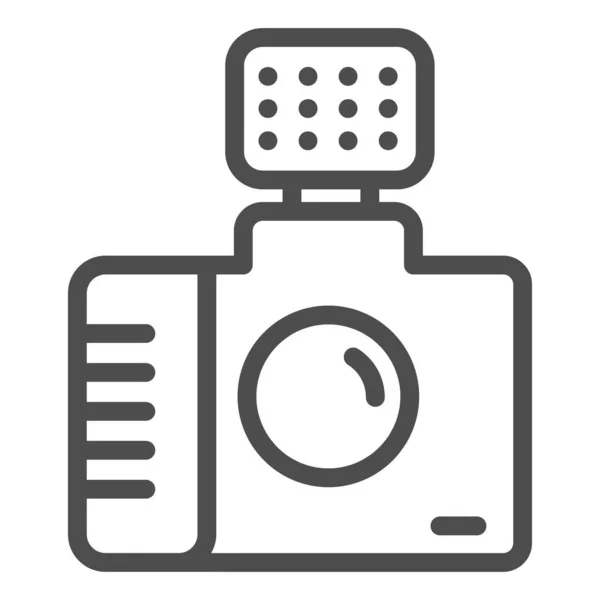 Fotokamerazeilen-Symbol. Fotografie Vektor Illustration isoliert auf weiß. Shutter Outline Style Design, entworfen für Web und App. Eps 10. — Stockvektor
