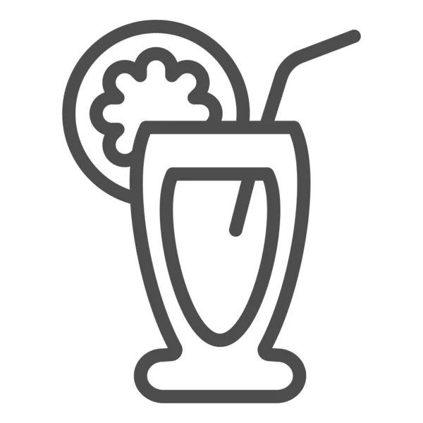 Икона фруктовых коктейлей. Векторная иллюстрация, изолированная на белом. Дизайн напитка разработан для веб-сайтов и приложений. Eps 10 . — стоковый вектор