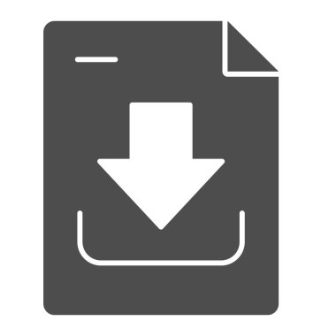 Belge simgesi indir. Dosya vektör illüstrasyonu beyazda izole ediliyor. Web ve uygulama için tasarlanmış dosya kabartma biçimi tasarımını kaydet. Eps 10.