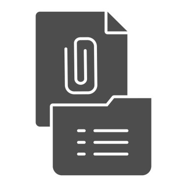 Kağıtları kağıt üzerine yapıştırın. Clip dizin vektör illüstrasyonu beyazda izole edildi. Web ve uygulama için dizayn edilmiş klasör kabartma tasarımı ve listesi. Eps 10.