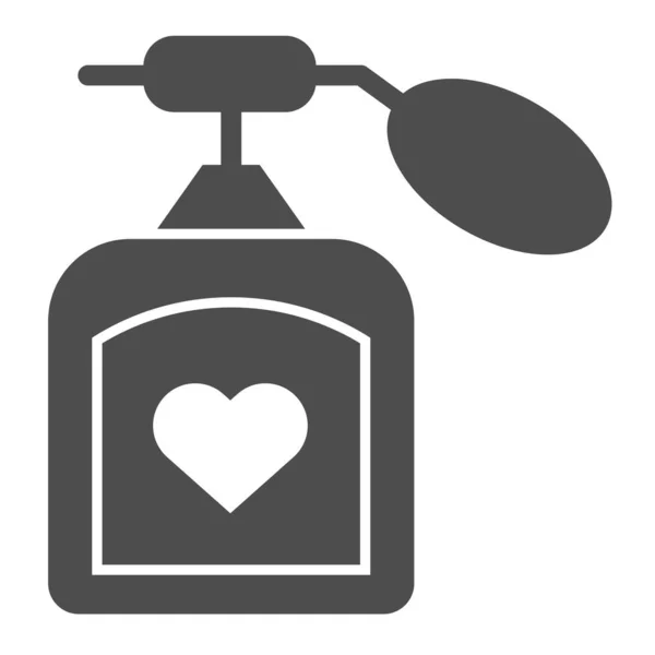 Parfum stevig icoon. Aroma vector illustratie geïsoleerd op wit. Glymfstijl design, ontworpen voor web en app. Eps 10. — Stockvector