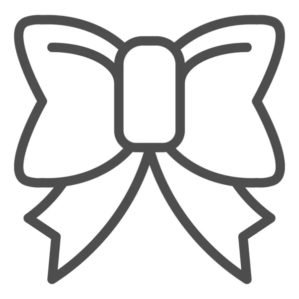 Hübsche Bogenlinien-Ikone. Schleifenbogenvektorillustration isoliert auf weiß. Elegantes Knotendesign, entworfen für Web und App. Eps 10. — Stockvektor
