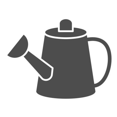 Sulama kutusu simgesi. Taşıyıcı vektör çizimi beyaza izole edildi. Web ve uygulama için tasarlanmış bahçe aracı kabartma tasarımı. Eps 10.