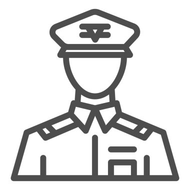 Genel hat simgesi. Komuta vektör illüstrasyonu beyazda izole edildi. Usta tasarım tasarımı, web ve uygulama için tasarlandı. Eps 10.