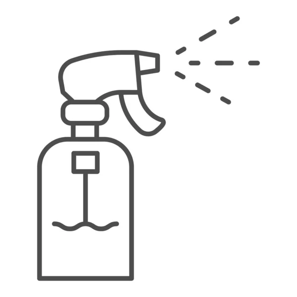 Garden sprayer thin line icon. Sprey vector illustration isolated on white. Sprinkler outline style design, designed for web and app. Eps 10. — Stock Vector