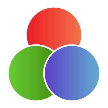 Renk karıştırıcı düz simge. Yazdırma boyası moda düz stilde simgeleri renklendirebilir. Spektrum gradyan tasarımı, web ve uygulama için tasarlandı. Eps 10.