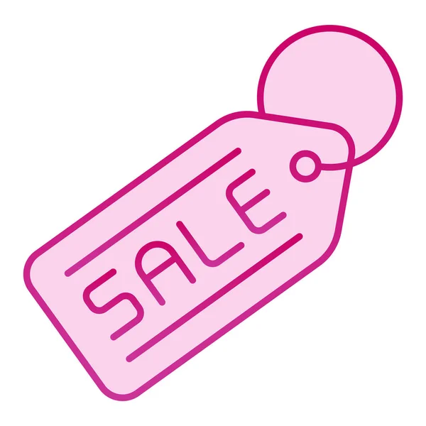 Precio etiqueta icono plano. Venta etiqueta iconos de color rosa en estilo plano de moda. Diseño de estilo degradado de descuento, diseñado para la web y la aplicación. Eps 10 . — Vector de stock