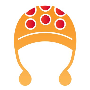 Bebek şapkası düz simge. Çocukların moda düz stil şapka simgeleri. Kıyafet gradyan tasarımı, web ve uygulama için tasarlanmış. Eps 10.