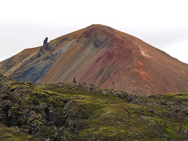 Landmannalaugar szivárvány színes hegyi brennisteinsalda Szia — Stock Fotó