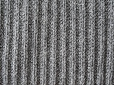 doku arka plan örgü gri yün el