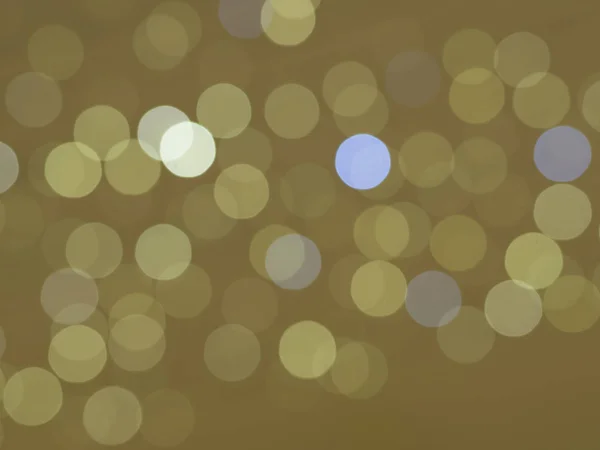 Oro e blu bokeh luci cerchi su sfondo beige oro ab — Foto Stock