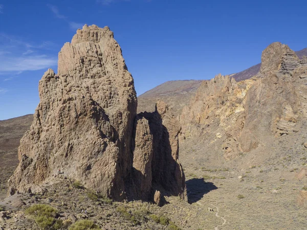 Vista de la famosa catedral de formación rocosa en Roques de Garcia y — Foto de Stock