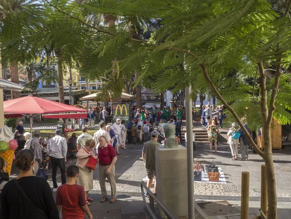 Spain, Canary islands, Tenerife, Puerto de la cruz, December 23,