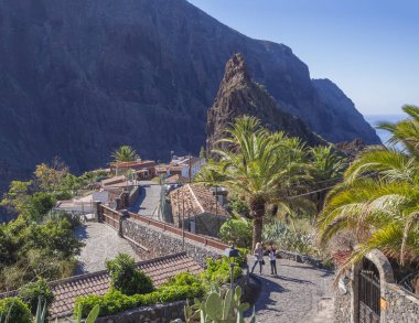 İspanya, Kanarya Adaları, Tenerife, Masca, 25 Aralık 2017: iki w