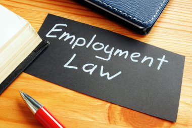 El yazısı sözcük istihdam yasasını gösteren metin işareti