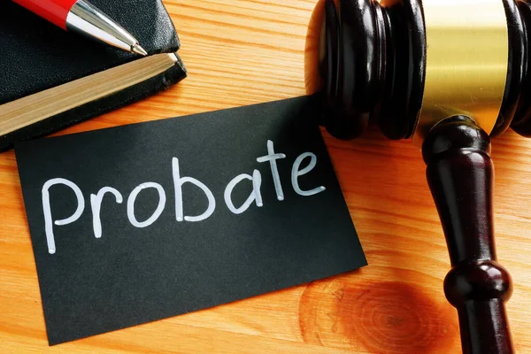 Conceptual Hand Written Text Showing Probate — Stock Photo, Image