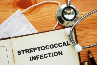 Conceptual photo showing printed text Streptococcal infection clipart