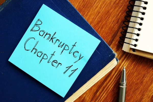 Bankruptcy Chapter Shown Conceptual Business Photo — Stock Photo, Image