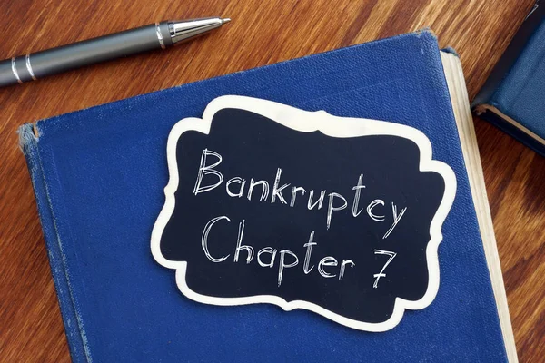 Bankruptcy Chapter Shown Conceptual Business Photo — Stock Photo, Image
