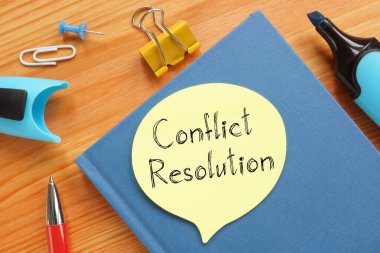 Çatışma Çözünürlüğü kavramsal iş fotoğrafında gösterilir