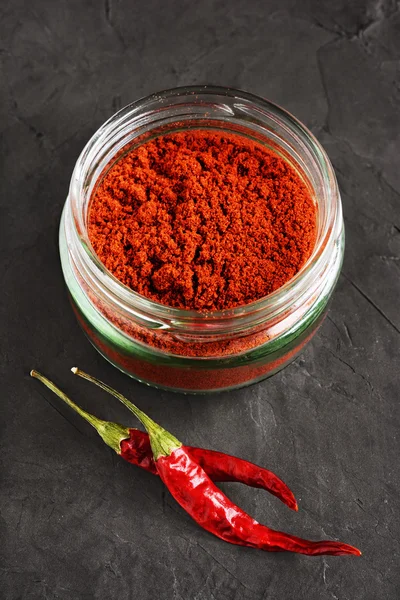 Őrölt chili paprika — Stock Fotó