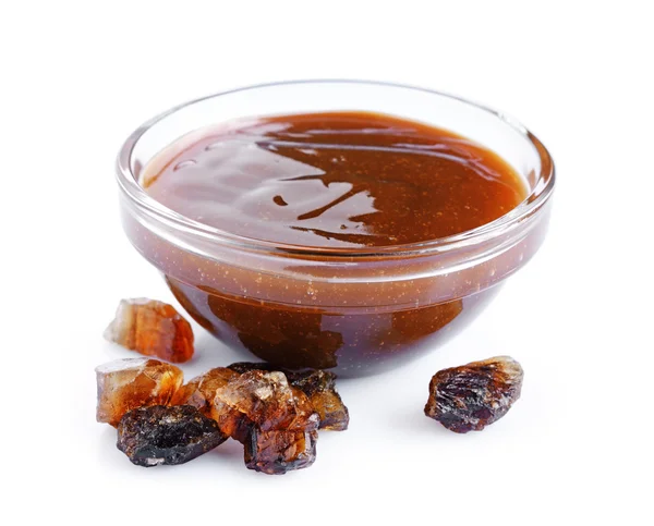 Liquid caramel and caramelized sugar — Stockfoto