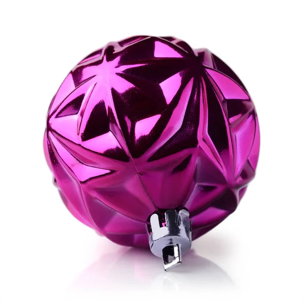 Purple Christmas ball — Stock Photo, Image