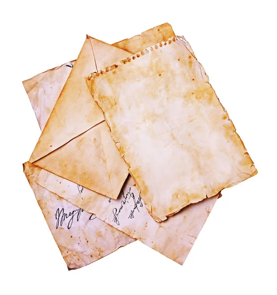 Vintage mektup ve zarf — Stok fotoğraf