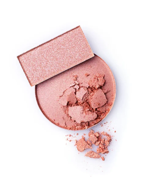Blush or face powder and pink eyeshadow — Stok Foto