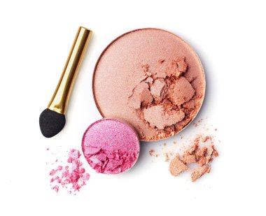 Ezilmiş allık ve göz farı 