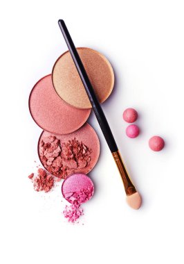 Bej ve pembe ezilmiş kaptırdın ve allık