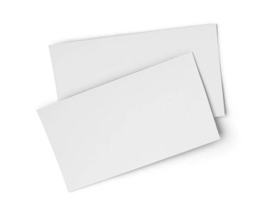 Kağıt beyaz boş çarşafları