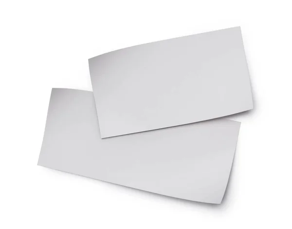 Witte blanco vellen papier — Stockfoto