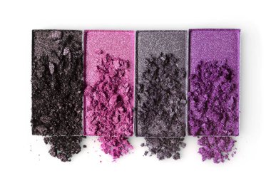 Renkli kaza göz farı makyaj kozmetik ürünü örnek olarak